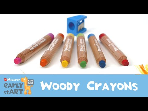 Micador early stART Woody Crayons 6 Pack