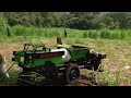 Picadora Cremasco EC4000 con motor diesel10hp , picando Kingrass, distribuidor para Panamá ORSESA
