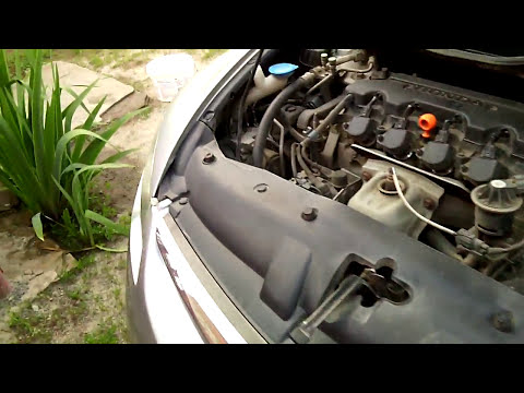 Замена передних габаритных огней Honda Civic 4D