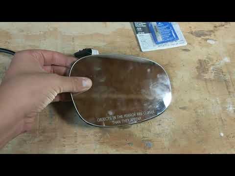 DIY Vehicle Side Rear View Mirror Glass Replacement for $20 - 2010 BMW 328i