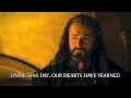 Song of the Lonely Mountain Lyrics- with movie footage