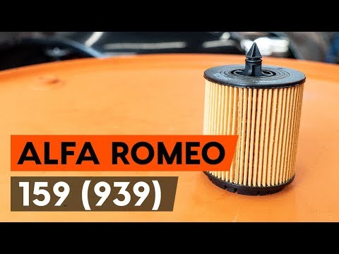 Как да сменим маслен филтър и моторно масло на ALFA ROMEO 159 1 (939) (ИНСТРУКЦИЯ AUTODOC)