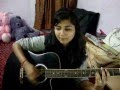 Jiya re Jab tak hai jaan cover on guitar by Priyanka