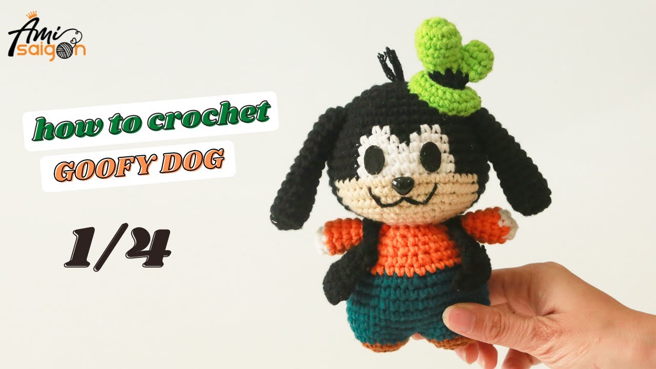 Crochet amigurumi Goofy dog – Disney character