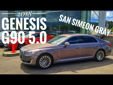 2018 Genesis G90 5.0 San Simeon Gray - Walk Around