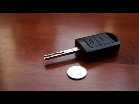 Opel Remote Key - Battery Replacement