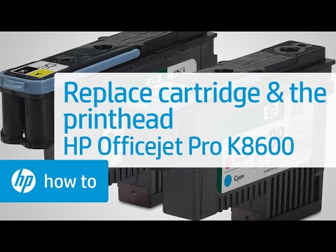 Replacing the Printhead and Cartridges - Officejet Pro K8600 Duration: 6:02. Total Views: 41,138