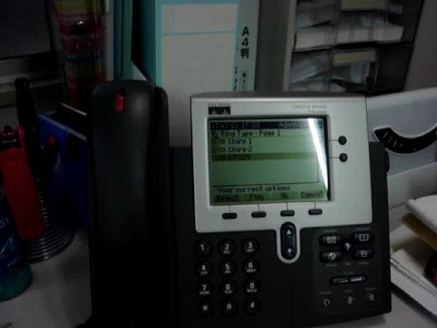 24 Ring Tone on Cisco 7940 IP Phone Duration: :08. Total Views: 49,018