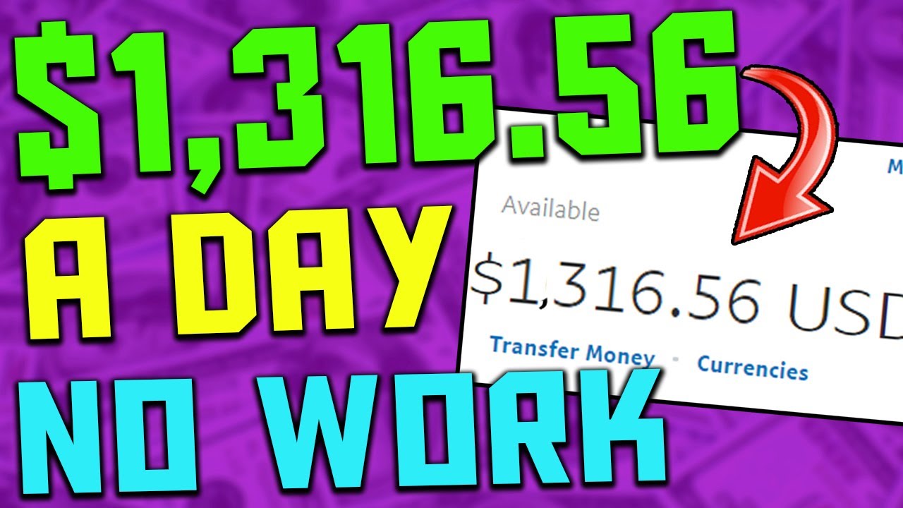 MAKE $1,316.56 Daily Doing NO WORK On Autopilot! (Earn Money Online)