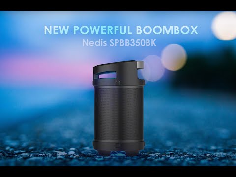 Enceinte nomade Bluetooth Nedis Party Boombox 50W (Noir) à prix bas