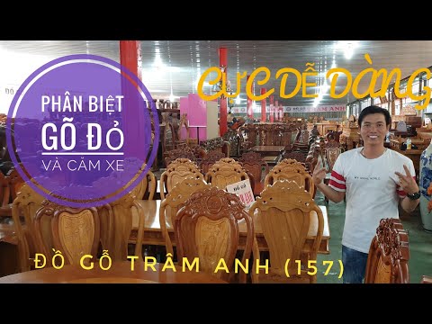 CÁCH PHÂN BIỆT Bàn ăn gõ và bàn ăn căm xe CỰC DỄ ,mà nhiều người chưa biết (157)