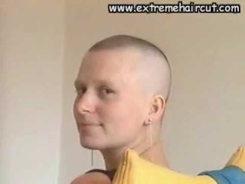 haircut - hair fetish model en youtube - Video de extreme haircut