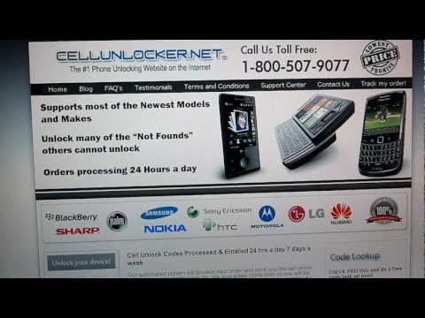 How To Unlock Samsung SYNC SGH-A707 From At&t By Unlock Code, From Cellunlocker.net