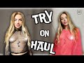 Hot [4K] Try on Haul Transparent  Try on 2024