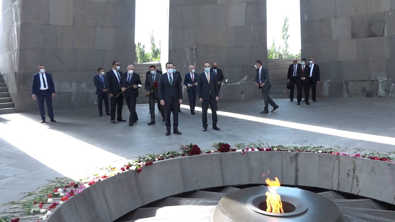 Վրաստանի վարչապետ Իրակլի Ղարիբաշվիլիին այցելել է Ծիծեռնակաբերդ