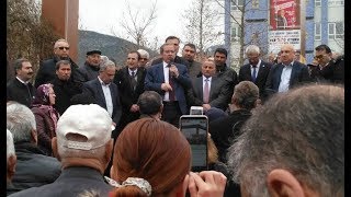 Abdullatif Şener Pamukova'da vatandaşlara hitap etti.