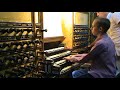 Gert bespeelt het grote Hinsz-Orgel - Toccata Psalm 146 (Jan Zwart)