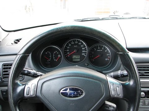 SUBARU Forester SG5. Снятие панели приборов (спидометра), замена лампочек SUBARU Forester SG5. Снятие панели приборов (спидометра), замена лампочек