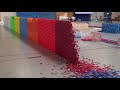 Guinness World Record - Longest domino wall (30 meters)