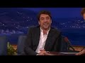 Javier Bardem Is No Man Of Action - CONAN on TBS
