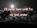 Down - Thousand Foot Krutch Lyrics