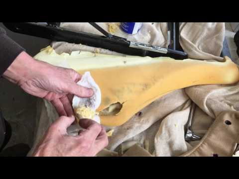 Lancia Delta Evo2 seat bolster repair.