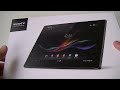 Sony Xperia Tablet Z - Déballage (unboxing)