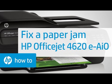 Fixing a Paper Jam - HP Officejet 4620 e-All-in-One Printer Duration: 18:39. Total Views: 24,024