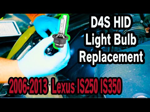 How To Replace D4S HID Light Bulb in Lexus IS