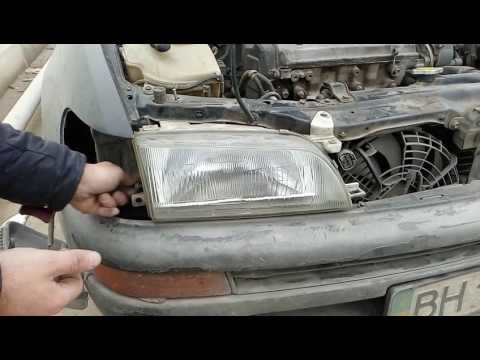 How to replace headlights and install light bulbs.