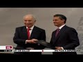 Enrique Peña Nieto recibe al presidente de Israel, Shimon Peres/Nacional con Mario Carbonell