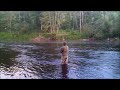 Single-handed Spey casting on the Findhorn