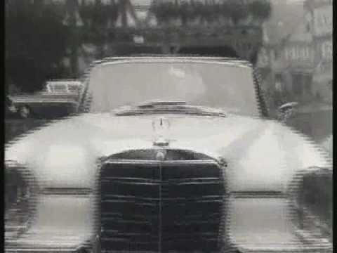 Historischer Werbefilm Mercedes Benz Heckflosse Gro e Heckflosse 1960er 