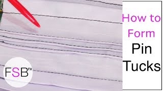 トップス RIM.MARK Pin-tuck square PO How To Sew Pin Tucks Like A Pro! - YouTube