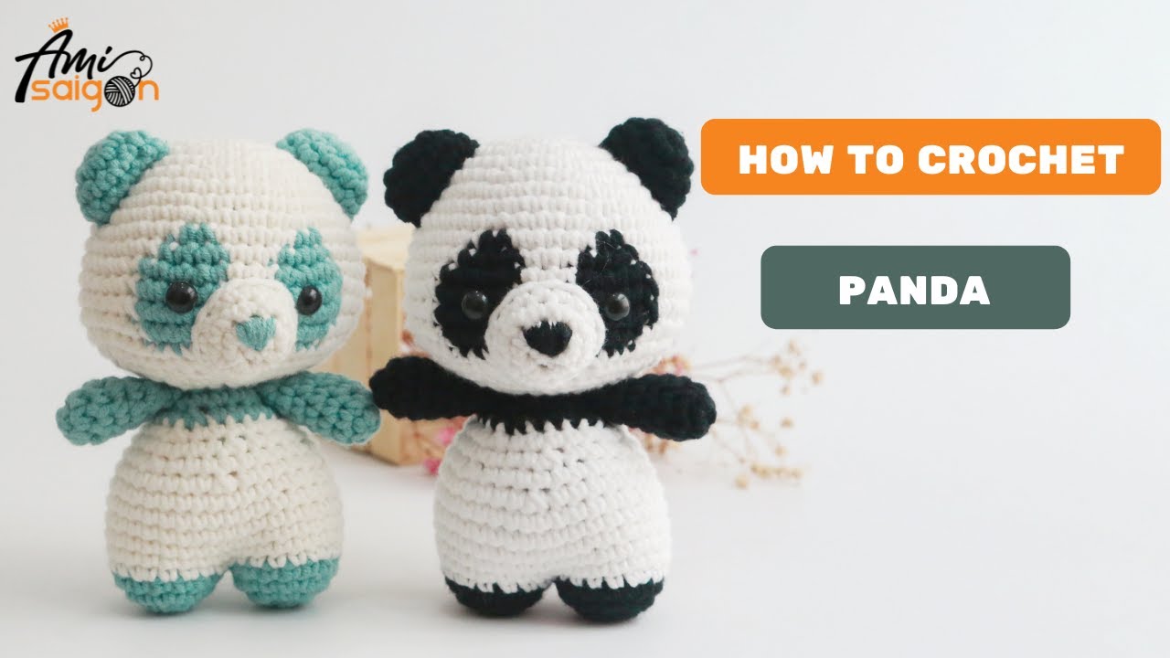 Amigurumi panda crochet pattern