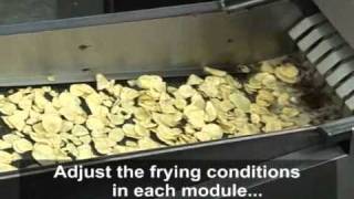 Continuous Plantain Banana Chips Frying Machine