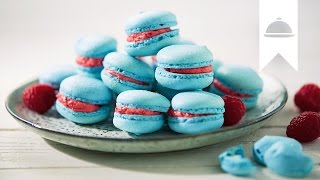 Macarons mit Himbeercreme