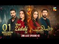 Woh Ziddi Si - 2nd Last Episode 43 - 12th Jan 2025 [ Aina Asif & Shazeal Shaukat ]  - HUM TV