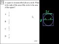 CA Geometry: Circle Area Chords Tangent