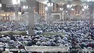 صلاة المغرب في ⁧‫المسجد النبوي الشريف‬⁩ بالمدينة_المنورة‬⁩ - تلاوة الشيخ د. علي بن عبدالرحمن الحذيفي