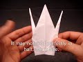 How to Make a Paper Crane - Origami