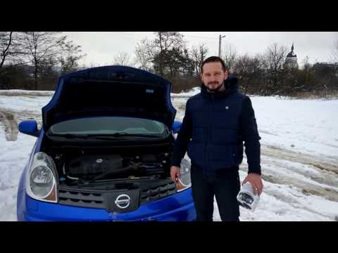 Установка LED ламп на Nissan Note 2007 года, тест сравнение света