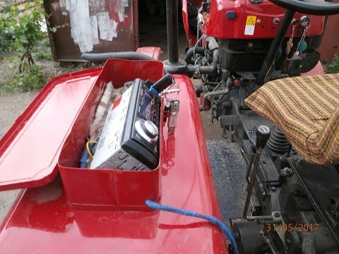 Обзор акустики моего мини трактора