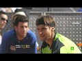 Rafa Nadal vs. David Ferrer 4-6, 7-6 (3) y 6-0 en cuartos de final del Mutua Madrid Open
