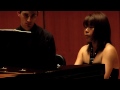 Sunny Qu and Chihiro Homma performing Rachmaninov Suite No 2, Op 17, 3rd mvmt Romance