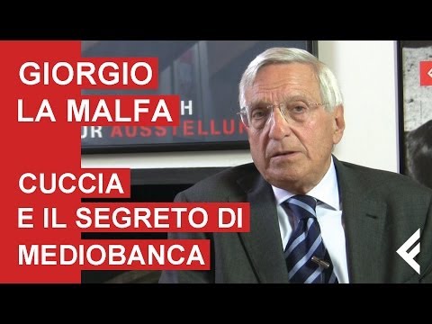 Giorgio La Malfa - "Cuccia e il segreto di Mediobanca"