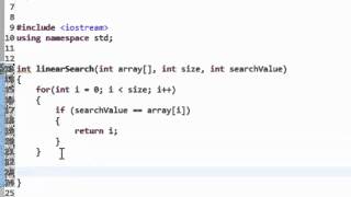 linear search and binary search program in c