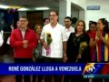 René González llegó a Venezuela y fue recibido por Elías Jaua 05 05 2014