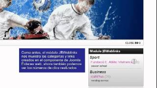 Video tutorial y documentación para JBWeblinks.