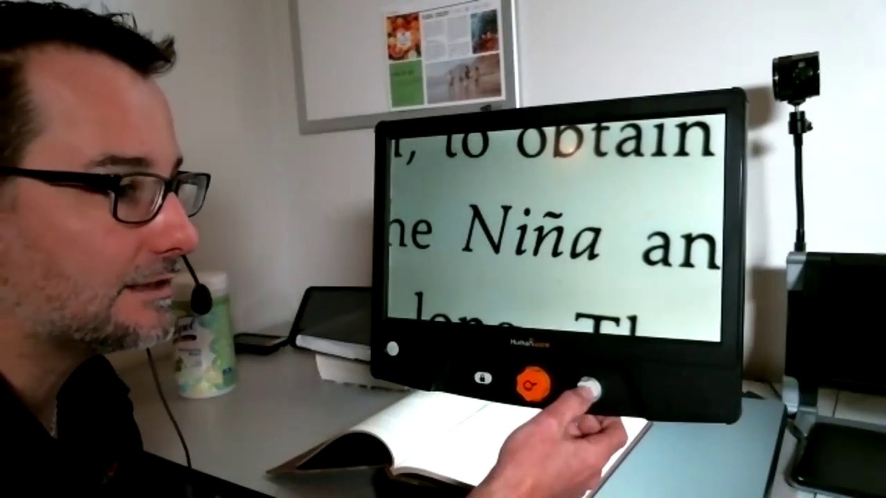 March 25th – Let’s talk about Humanware Low Vision Products